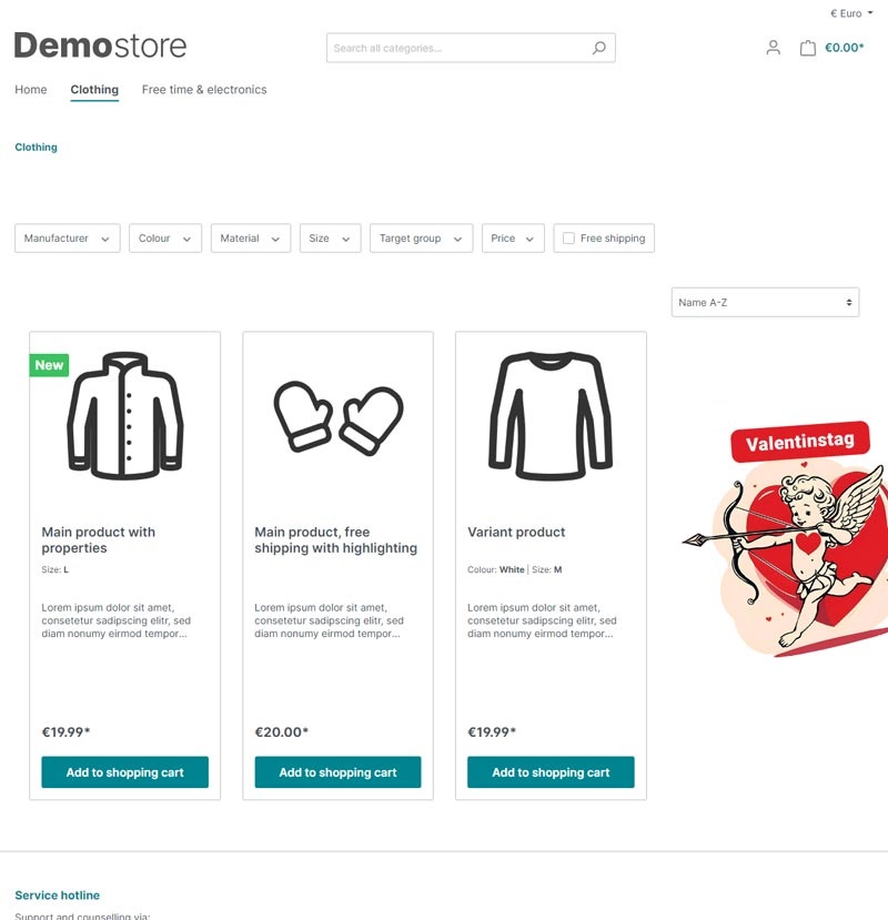Action Badge Plugin von Shopware 6