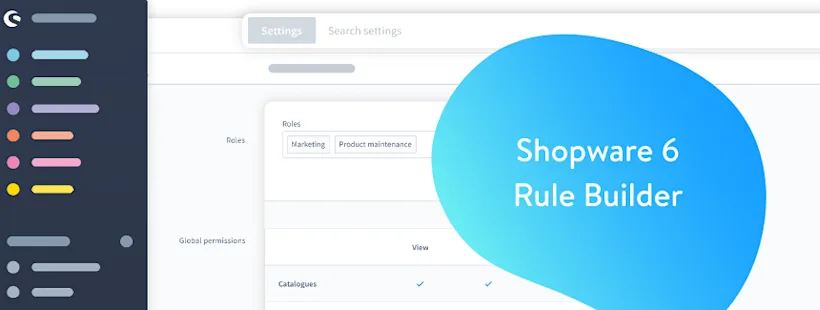 Rule Builder von Shopware 6